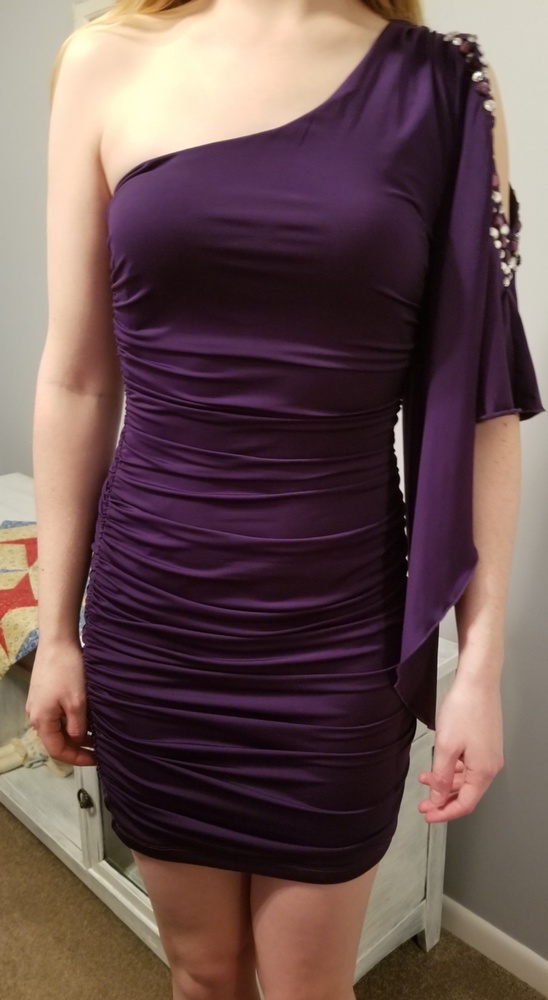 Purple homecoming/formal dress